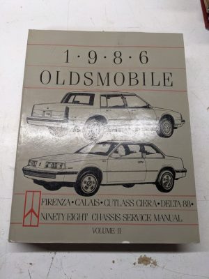 1986 Oldsmobile Firenza Calais Cutlass Ciera Delta 88 Chassis Service Manual 2