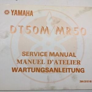 Original Yamaha Oem Owner Service Manual Shop Book 1977 Dt50M Mr50 2M4-28197-80