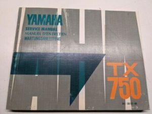Original Yamaha Oem Owner Service Manual Shop Book 1974 Tx750 341-28197-80