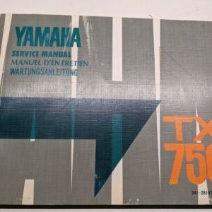 Original Yamaha Oem Owner Service Manual Shop Book 1974 Tx750 341-28197-80