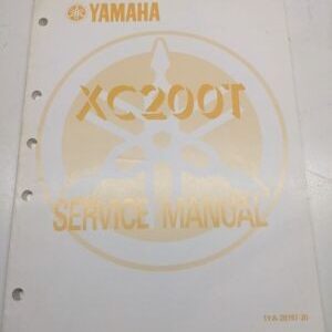 Original Yamaha Oem Owner Service Manual Shop Book 1986 Xc200T 1Ya-28197-20