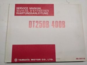 Original Yamaha Oem Owner Service Manual Shop Book Dt250B 400B 500-28197-80 1975