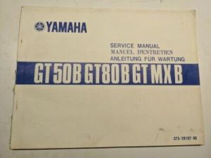 Original Yamaha Owner Service Manual Shop Book Gt50B Gt80B Gt Mx B 375-28197-80