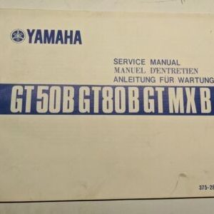 Original Yamaha Owner Service Manual Shop Book Gt50B Gt80B Gt Mx B 375-28197-80
