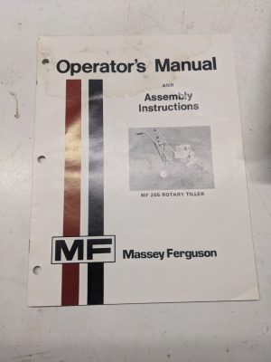 Massey Ferguson Mf Operators Assembly Manual Mf 255 Rotary Tiller 1975