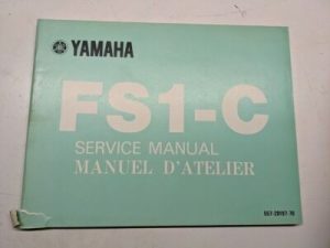 Original Yamaha Oem Owner Service Manual Shop Book Fs1-C 557-28197-70 1975