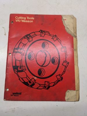 Fansteel Vr Wesson Cutting Tools Catalog Production End Milling Vintage