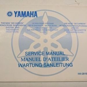 Original Yamaha Service Manual 1977 De Carbon Monocross Suspension Iwi-28197-80