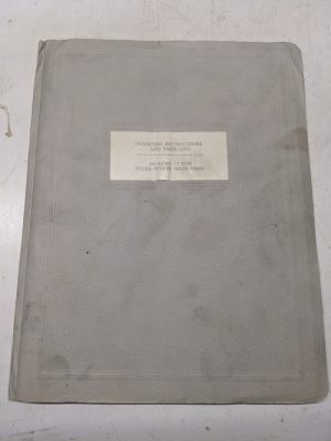 Di-Acro 17 Ton 14-48-1 2 Press Brake Operating Parts List Book Manual 1972