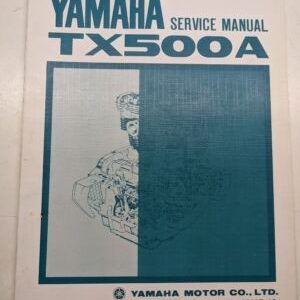 Original Yamaha Oem Owner Service Manual Shop Book Tx500A 371-28197-10 1973