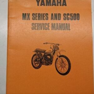 Original Yamaha Owner Service Manual Shop Book Mx Series Sc500 363-0800-20 1972