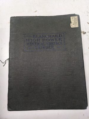 The Blanchard Grinder Vertical Surface Brochure Specifications Sales