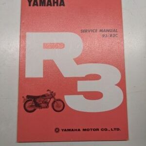 Original Yamaha Oem Owner Service Manual Shop Book R3 R3C Nos 1969