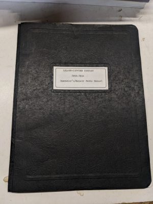 Leland-Gifford 2Hua 3Hua Operators & Repair Parts List Book Manual Convert 2L 3