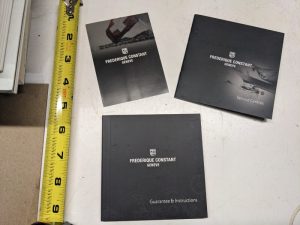 Frederique Constant Geneve Instructions Guarantee Service Centers Warranty