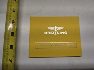 Breitling Superocean Heritage Instructions Maintenance Manual Book