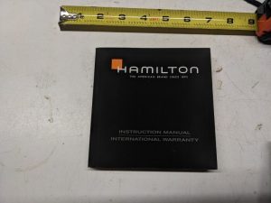 Hamilton Instruction Manual Quartz Automatic Chronographs Caliber Booklet