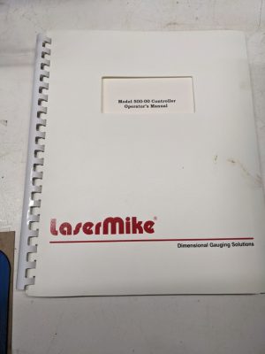 Lasermike Model 500-00 Controller & 162-100 Scanner Operators Manual