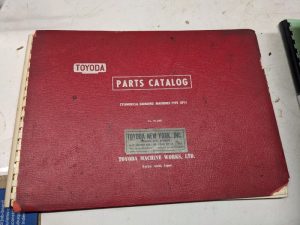 Toyoda Parts List Catalog Manual Cylindrical Grinding Machines Type Gp15 70-2001
