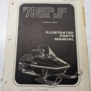 Arctic Cat Snowmobile Parts Manual Book List 1979 Trail Cat F/C 245