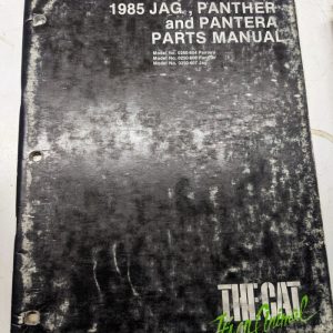 Arctic Cat Snowmobile Parts Manual List 1985 Jag Panther Pantera 604 606 607