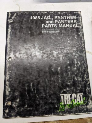Arctic Cat Snowmobile Parts Manual List 1985 Jag Panther Pantera 604 606 607