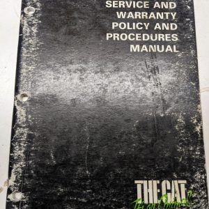 Arctic Cat Snowmobile Service And Warranty Policy Procedures Manual 1984