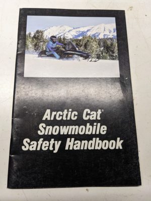 Arctic Cat Snowmobile Safety Handbook Manual 1992 May