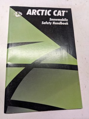 Arctic Cat Snowmobile Safety Handbook Manual 1998 Booklet