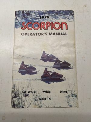 Scorpion Snowmobile 1979 Operators Owners Manual Booklet Lil Whip Sting Tk