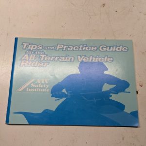 Tips & Practice Guide All-Terrain Vehicle Rider Atv Safety Kawasaki 2001