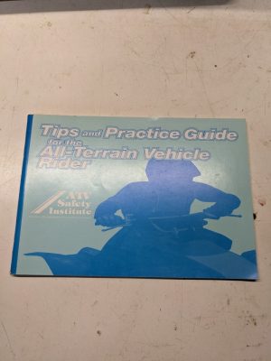 Tips & Practice Guide All-Terrain Vehicle Rider Atv Safety Kawasaki 2001