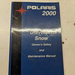 Polaris Universal Snow Mobile Owners Safety Maintenance Manual 2000