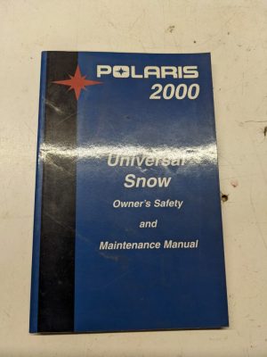 Polaris Universal Snow Mobile Owners Safety Maintenance Manual 2000