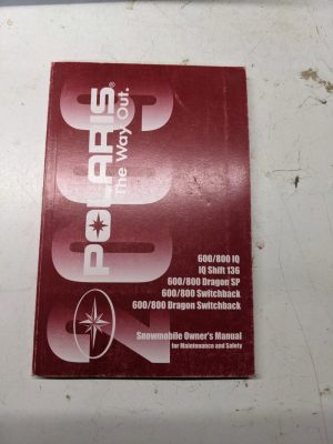 Polaris 600 800 Iq Shift 136 Dragon Sp Switchback Owners Manual Snowmobile 2009
