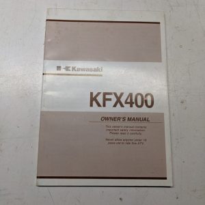 Kawasaki Kfx400 Owners Manual Operation Atv 4 Wheeler 2002 Maintenance