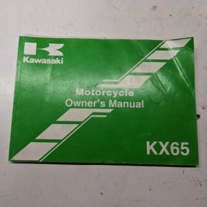 Kawasaki Owners Manual Operation Motorcycle Kx 65 2002 Maintenance