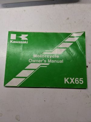 Kawasaki Owners Manual Operation Motorcycle Kx 65 2002 Maintenance