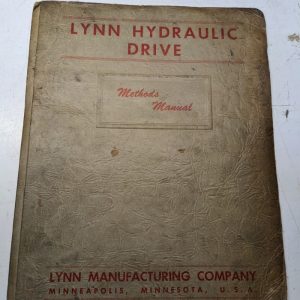 Lynn Hydraulic Drive Automation Methods Manual For Ram Turret Lathes