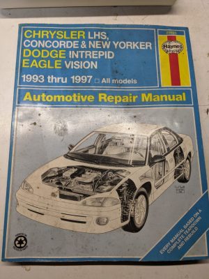 Haynes Chrysler Dodge Eagle 1993-97 Repair Manual Lhs Intrepid Vision
