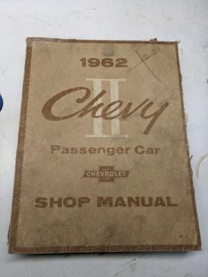 1962 Chevy Chevrolet Passenger Car Shop Manual Ii 2 Service Repair Book
