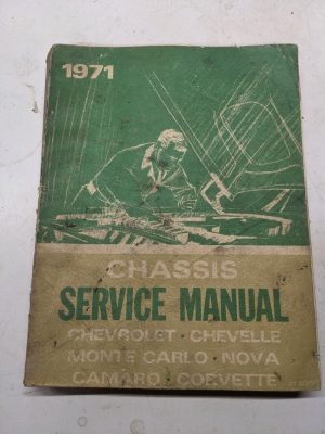 1971 Chevelle Monte Carlo Nova Camaro Corvette Chassis Service Manual