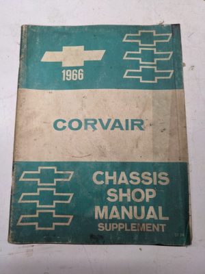 1966 Chassis Shop Manual Supplement St 74 Chevrolet Corvair