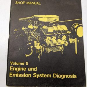 1973 Ford Car Shop Manual Volume 6 Engine Emission System Repair Book