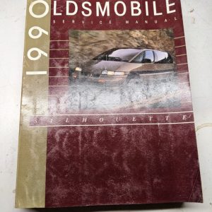 1990 Silhouette Service Repair Manual Shop Book Oldsmobile