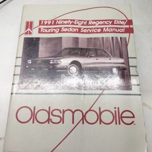 1991 98 Regency Elite Sedan Touring Service Repair Manual Shop Book Oldsmobile