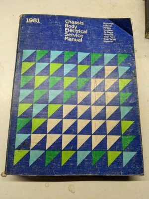1981 Chassis Body Electrical Service Manual Omni Horizon Aries Reliant Dodge