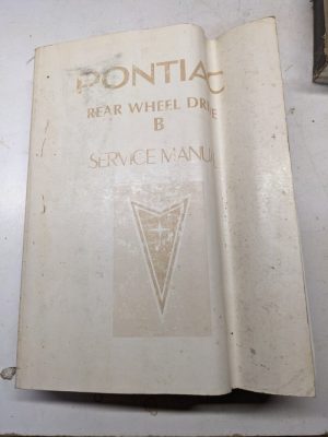 Pontiac Rear Wheel Drive B Shop Repair Book Passenger Car 1983 Service Manual