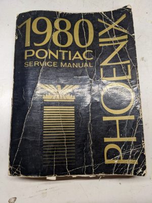 1980 Pontiac Service Manual Phoenix Repair Shop Book Dealer Maintenance