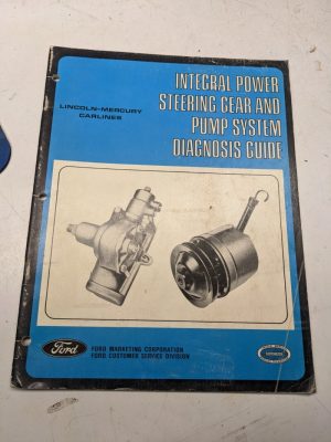 1971 Ford Power Steering Gearpump System Diagnosis Guide Manual Lincoln Carlines